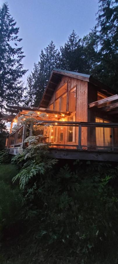 Ocean Views & Sunset Beach Cabin With Soaker Tub & Fire Pit Vila Powell River Exterior foto